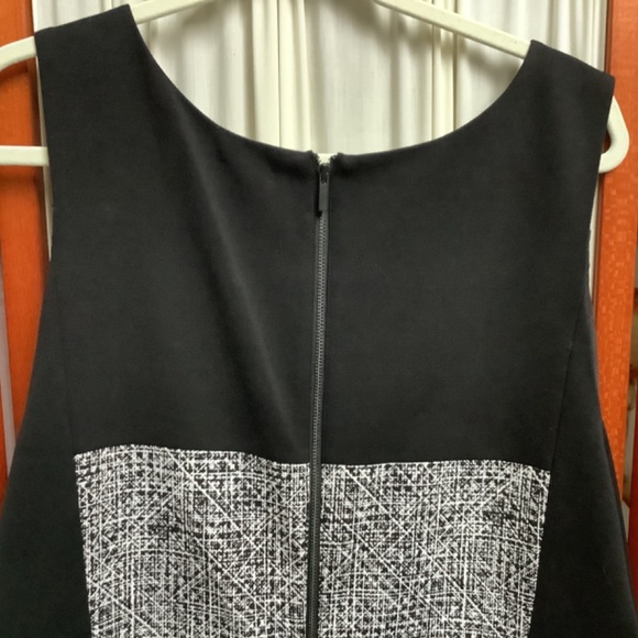 Classiques Entier Colorblock Sleeveless Dress Black/ White Size 20W - Picture 6 of 13
